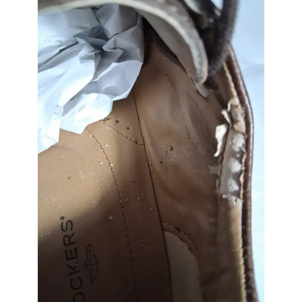 DOCKERS PRO Style‎ Mens size 11M Brown Leather Careerwear Casual Oxford Shoes
